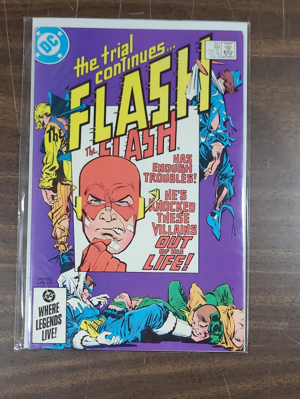 DC Comics The Flash Comic Book - #342 February 1985